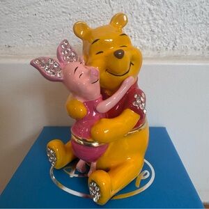 ARRIBAS BROTHERS DISNEY DISNEYLAND POOH & PIGLET TRINKET BOX BP2632K1